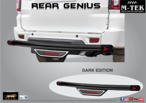 SCORPIO-V4 GENIUS DARK EDITION REAR PROTECTOR FRAME WITH BKT