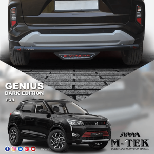 XUV300 M-TEK GENIUS DARK EDITION REAR PROTECTOR FRAME WITH BKT